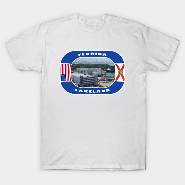 Florida, Lakeland City, USA T-Shirt by DeluxDesign